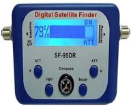 📡 agptek digital satellite signal meter finder for campers - dish network, directv, fta - lcd graphic display, backlight, compass, buzzer control logo