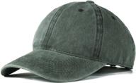 🧢 unisex plain cotton adjustable washed twill low profile baseball cap hat by edoneery (a1008) логотип