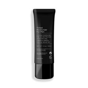 img 3 attached to 🏻 Gentlehomme Men's Tinted Moisturizer - 7-in-1 CC Cream for All Skin Types - Natural-Looking Tan & Semi-Matte Finish