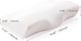 img 2 attached to CAKALETRY Adjustable Cervical Memory Pillow