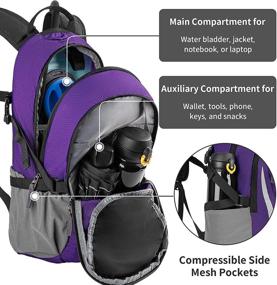 img 2 attached to 🥤 RUPUMPACK Hydration Pack: 2L Water Bladder Backpack for Active Men, Women, and Kids - Ideal for Cycling, Biking, Hiking, and Running