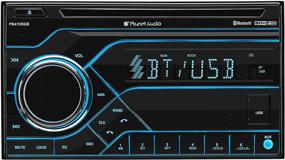 img 4 attached to 🚗 Planet Audio PB475RGB автомагнитола: Bluetooth, CD/MP3/USB, AM/FM радио - Double Din с мультицветной RGB подсветкой и беспроводным пультом дистанционного управления.