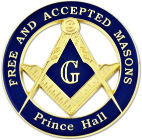 img 1 attached to Prince Hall Round Masonic Emblem