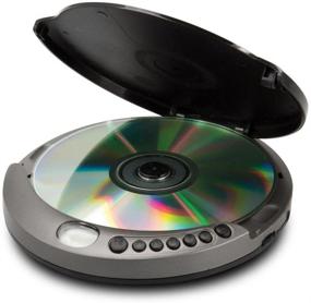 img 3 attached to Персональный портативный MP3/CD плеер GPX PC807B: Защита от скачков + стереонаушники, черный/серый