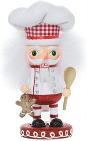 img 3 attached to 🎅 Kurt Adler 8-Inch Gingerbread Chef Nutcracker from Hollywood