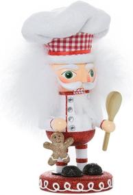 img 4 attached to 🎅 Kurt Adler 8-Inch Gingerbread Chef Nutcracker from Hollywood
