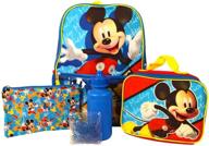 disney mickey mouse backpack lunch logo