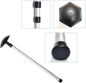 img 2 attached to Aluminum Adjustable Golf Travel Cover Support System Pole with Golf Travel Bag Rod