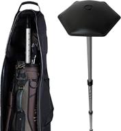 aluminum adjustable golf travel cover support system pole with golf travel bag rod логотип