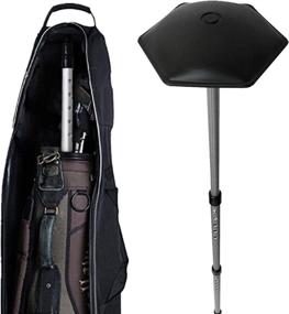 img 4 attached to Aluminum Adjustable Golf Travel Cover Support System Pole with Golf Travel Bag Rod