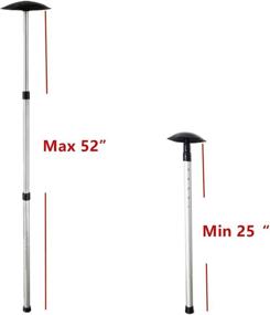 img 3 attached to Aluminum Adjustable Golf Travel Cover Support System Pole with Golf Travel Bag Rod