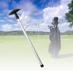 img 1 attached to Aluminum Adjustable Golf Travel Cover Support System Pole with Golf Travel Bag Rod