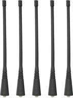 📡 vbll 5pcs uhf whip 6.5 inch antenna for vertex standard vx-451 vx-454 vx-459 evx-531 evx-534 evx-539 evx-571 evx-581 radio: enhanced signal reception and communication boost logo