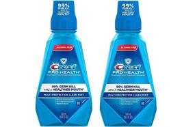 img 1 attached to Crest Pro Health Multi Protection Clean Mint Mouthwash, 16.9 Ounces (Pack of 2): Ultimate Oral Care in Refreshing Mint Flavor!
