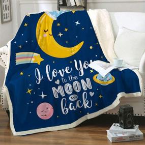 img 4 attached to Famitile Blanket Bedding Celestial Children