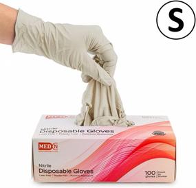 img 3 attached to Disposable Nitrile Gloves Powder Rubber Cleaning Supplies