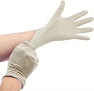 disposable nitrile gloves powder rubber cleaning supplies logo