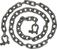 🚤 premium marine grade 316ss boat anchor chain by rainier supply co - 6ft x 5/16" and 4ft x 1/4" sizes - stainless steel with oversized shackles - ideal boat accessories логотип