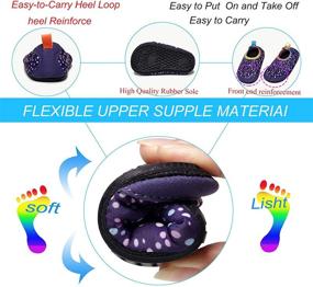 img 1 attached to 🌈 Rainbow Girls' Toddler Barefoot Shoes for Indoor/Outdoor Activities