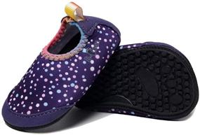 img 4 attached to 🌈 Rainbow Girls' Toddler Barefoot Shoes for Indoor/Outdoor Activities