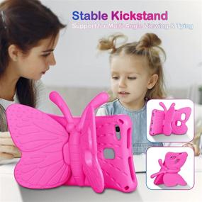 img 3 attached to Butterfly Non Toxic Kickstand Kid Proof Shockproof