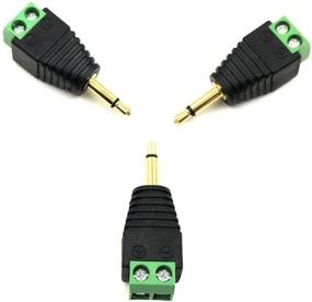 img 4 attached to Poyiccot Terminal Headphone Solderless Converter Portable Audio & Video