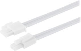 img 4 attached to 🔌 GE 32408 Linking Cord: Convenient 18in White Extension Solution