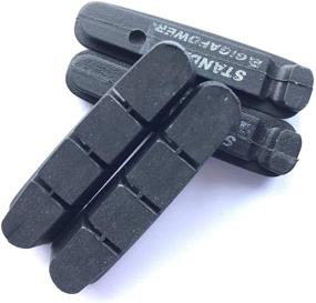 img 3 attached to Aurora Racing Carbon Brake Pads & Ceramic Shoes - Ideal for Carbon Wheels & Rims (2 Pairs)