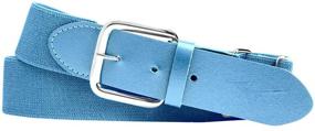 img 1 attached to 👕 Mizuno Classic Elastic Baseball/Softball Belt: A Secure Fit for Youth and Adult Players