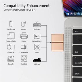 img 3 attached to 💻 Адаптер SAILLIN USB C к USB 3.0 [2 шт.], USB C мужской к USB женский адаптер (подходит для использования рядом) для iPad Mini/Pro 2021, iMac 2021, MacBook Air/Pro 2020, устройств Type C или Thunderbolt 3 - улучшенное SEO