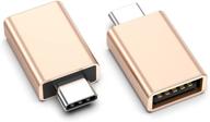 💻 saillin usb c to usb 3.0 adapter [2 pack], usb c male to usb female adapter (fit side by side) for ipad mini/pro 2021, imac 2021, macbook air/pro 2020, type c or thunderbolt 3 devices - enhanced seo logo