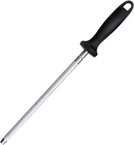 img 4 attached to Fanerfun 13 Inch Carbon Steel Knife Sharpener Rod - Professional Sharpening Tool with Hanging Holes