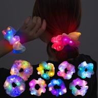 pcs led scrunchies women accessories logo