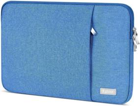 img 4 attached to 🔵 Egiant Water Resistant Laptop Sleeve Case Bag for 11.6 Inch Stream 11, Mac Air 11, Mac 12 Retina, Tablet, Surface Pro 3 4 5 6 7, Chromebook 11, Notebook Computer Cover - Blue