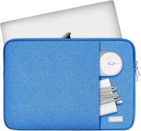 img 3 attached to 🔵 Egiant Water Resistant Laptop Sleeve Case Bag for 11.6 Inch Stream 11, Mac Air 11, Mac 12 Retina, Tablet, Surface Pro 3 4 5 6 7, Chromebook 11, Notebook Computer Cover - Blue