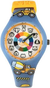 img 4 attached to 👶 Preschool Watch: Animal & Color First Time Teacher Watch for Toddlers, Preschoolers & Kids - Silicone Sand, Glow-in-The-Dark Animals & Shock Resistant Mvt