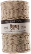 🧵 beadaholique natural hemp twine 197 feet: craft the perfect beading and jewelry designs logo