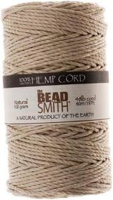 img 1 attached to 🧵 Beadaholique Natural Hemp Twine 197 Feet: Craft the Perfect Beading and Jewelry Designs