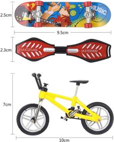 img 3 attached to Experience Fun and Skill-building with Hotusi Finger Sports Skateboards Educational
