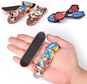 img 1 attached to Experience Fun and Skill-building with Hotusi Finger Sports Skateboards Educational