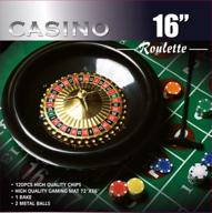 🎰 enhance your casino nights with the da vinci 16-inch roulette wheel game set: complete with 120 11.5-gram chips, full size 3'x6' felt layout, and rake logo