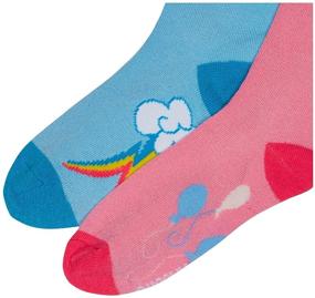 img 1 attached to 🦄 Adorable Hasbro Girls My Little Pony 2 Pack Knee High Socks - Perfect for Pony Lovers!