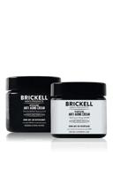 brickell men's day and night anti aging cream routine: natural, organic, unscented skincare gift set logo