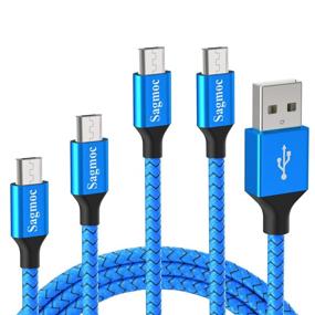 img 4 attached to Micro USB Charger Cable Blue