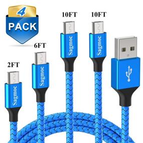 img 3 attached to Micro USB Charger Cable Blue