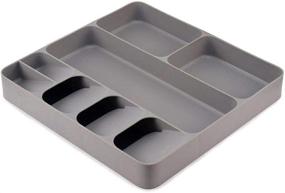 img 4 attached to 🔪 Streamline Your Kitchen with Joseph Joseph DrawerStore: Ultimate Tray Organizer for Cutlery, Utensils, and Gadgets in Stylish Gray - One-size Solution!