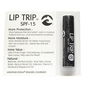 img 4 attached to 🏔️ Mountain Ocean Lip Trip SPF 15, 0.165 oz