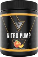 🍑 vedge nutrition peach mango nitro pump: vegan pre-workout with long lasting energy, stimulant-free, dairy-free, soy-free, non-gmo, no crash - 40 servings logo