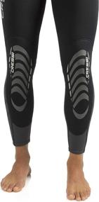 img 1 attached to 🏊 Cressi Men's Front-Zip Full Wetsuit for Water Activities - Bahia & Bahia Flex: Enhanced Comfort and Performance