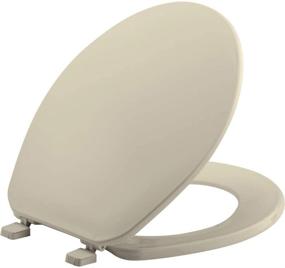 img 4 attached to 🚽 Toilet Seat ROUND Plastic by BEMIS: Durable and Comfy